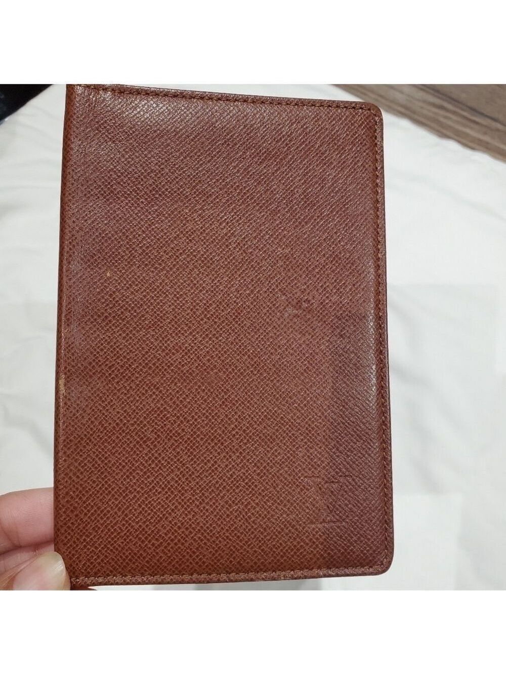 Louis Vuitton Taiga Leather Passport ID Cover Brown Unisex